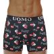 BOXER UOMO ΣΧΕΔΙΟ ΚΟΚΚΙΝΟ-XXXL