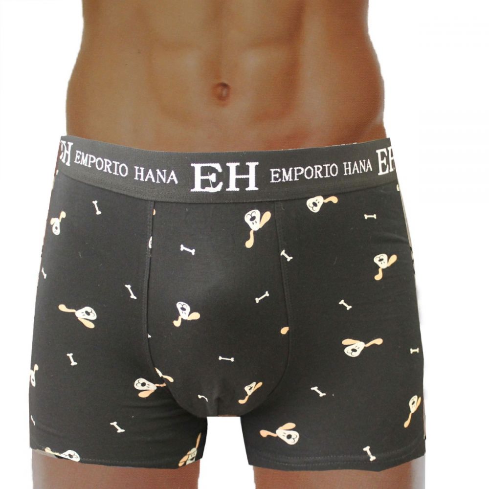 BOXER EMPORIO HANA ΣΚΟΥΡΟ ΓΚΡΙ