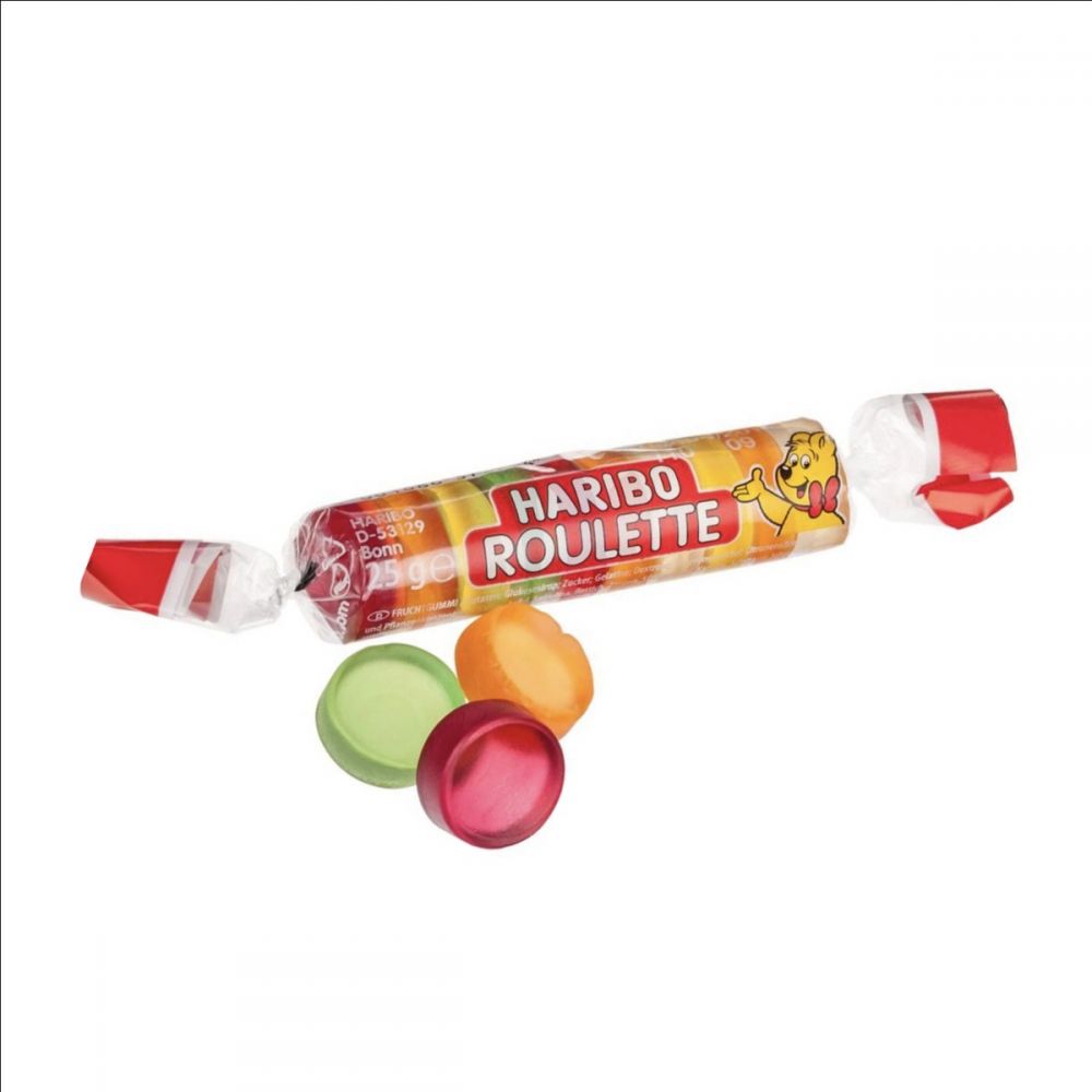 ΡΟΛΛΑΚΙ ΖΑΧΑΡΩΤΩΝ HARIBO ROULETTE 25gr