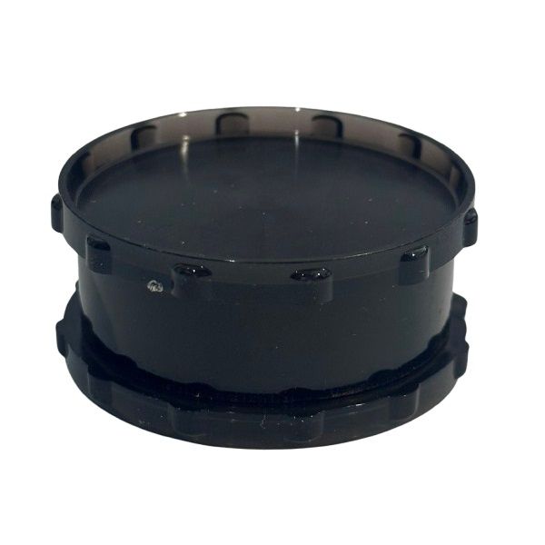 ΤΡΙΦΤΗΣ-GRINDER ΠΛΑΣΤΙΚΟΣ 50 Χ 24mm 1 ΘΕΣΗΣ ΜΑΥΡΟΣ