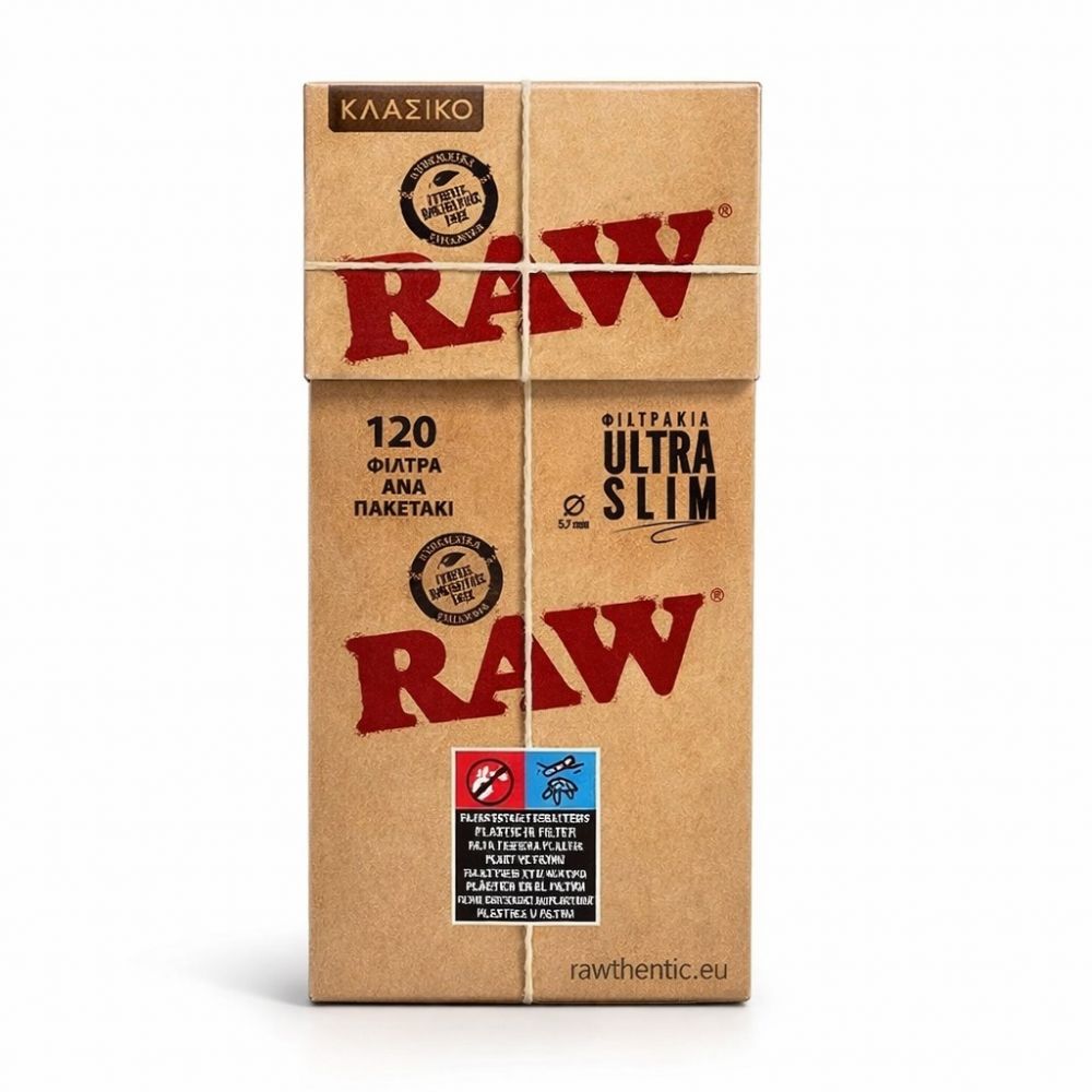ΦΙΛΤΡΑ RAW SUPER SLIM 5.7mm 120 TEM