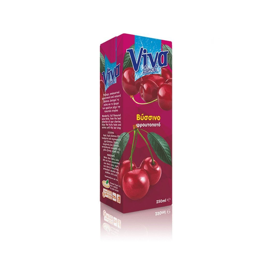 ΧΥΜΟΣ VIVA ΒΥΣΣΙΝΟ ΦΡΟΥΤΟΠΟΤΟ 250ml