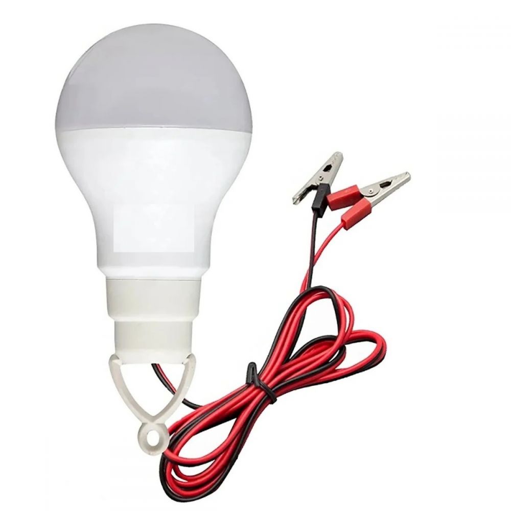 ΛΑΜΠΑ LED ΜΕ ΑΚΡΟΔΕΚΤΕΣ ΜΠΑΤΑΡ ΑΥΤ/ΤΟΥ 12V (9W)