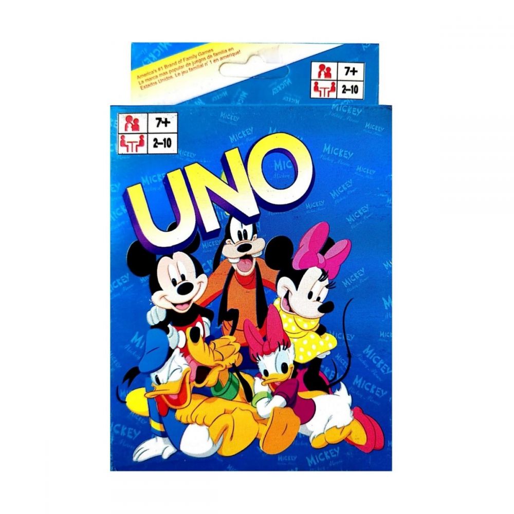 ΚΑΡΤΕΣ UNO MICKEY με 108 κάρτες (ΓΙΑ 2-10 ΠΑΙΧΤΕΣ)