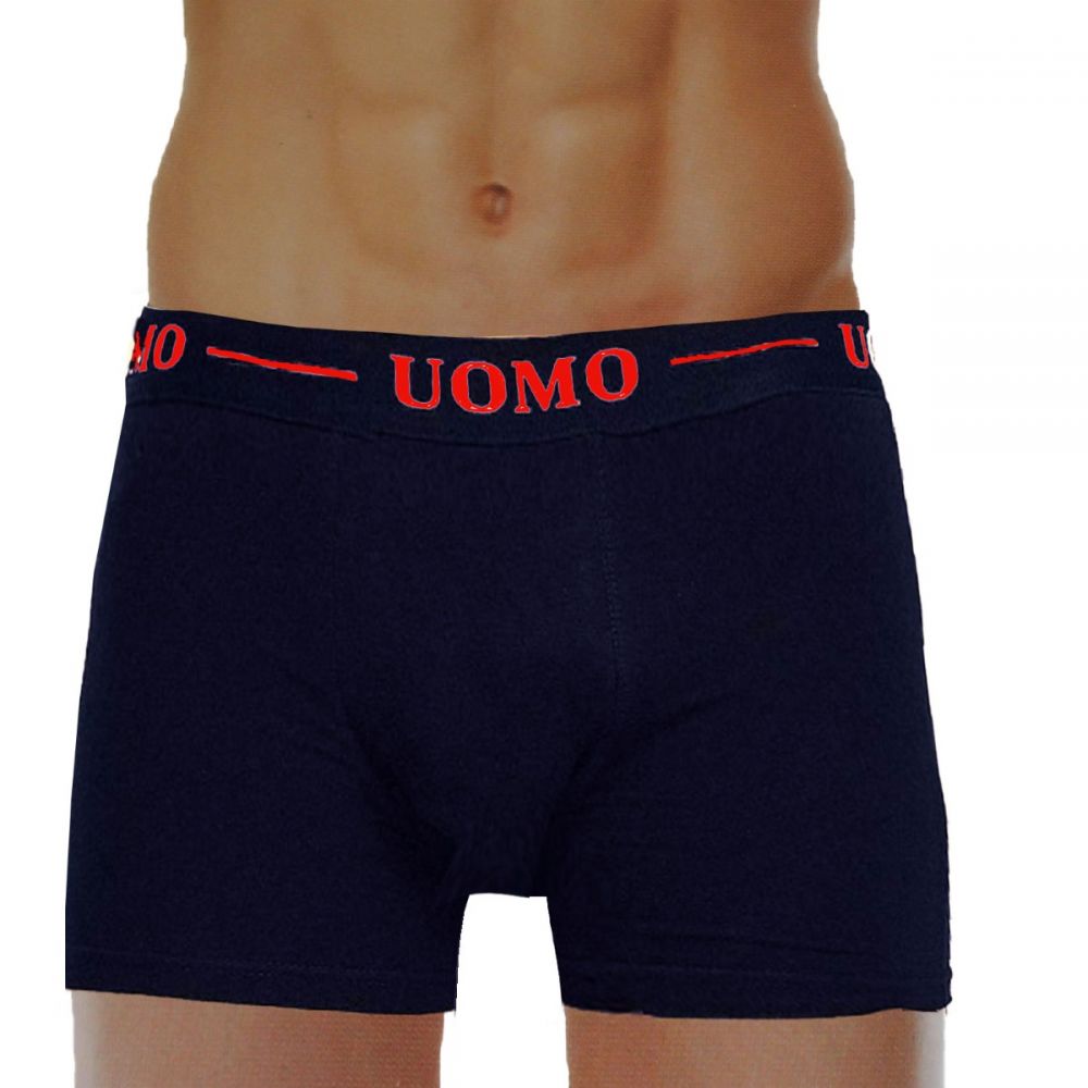 BOXER UOMO ΜΠΛΕ-ΚΟΚΚΙΝΟ-XXL