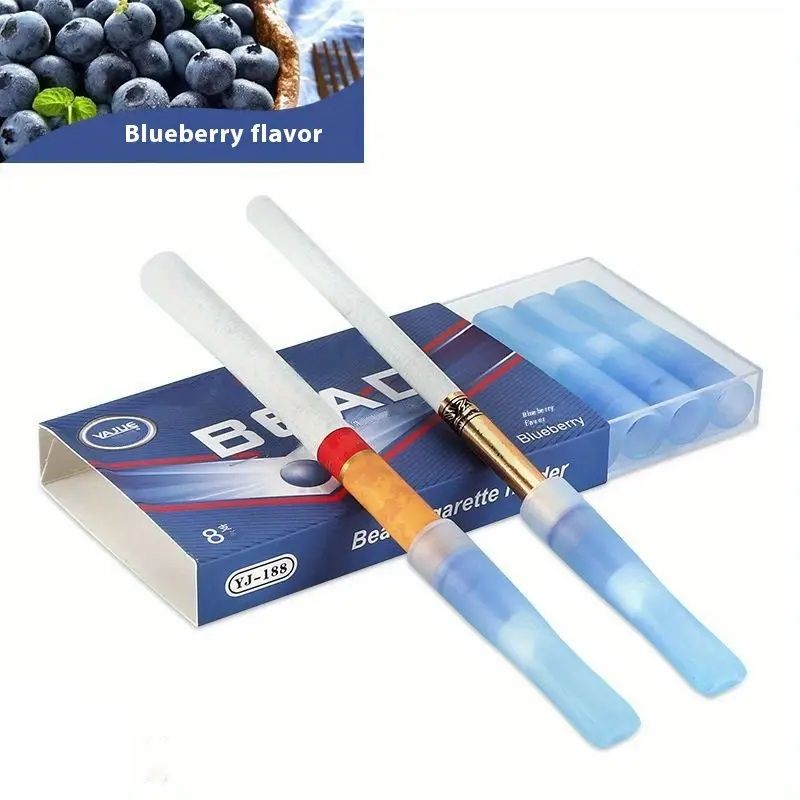 ΠΙΠΑΚΙΑ ΜΕ ΚΑΨΟΥΛΑ BEAD 8TMX ΜΥΡΤΙΛΛΟ (BLUEBERRY) FLAVOR