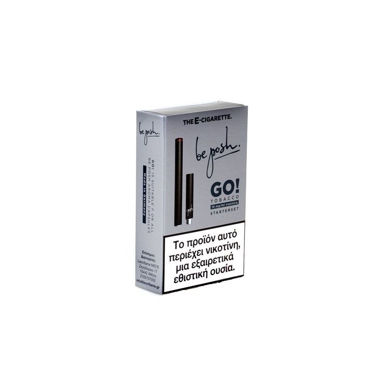 BE POSH GO ! KIT + 1 ΚΑΨΟΥΛΑ TOBACCO 18mg ΝΙΚΟΤΙΝΗ