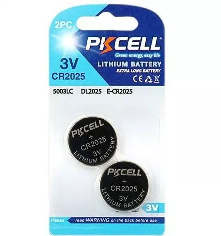 ΜΠΑΤΑΡΙΑ PKCELL ΛΙΘΙΟΥ CR2025 3V 2 TEM