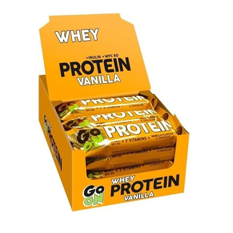 PROMOBOX 24TMX ΜΠΑΡΑ ΠΡΩΤΕΪΝΗΣ GO ON NUTRITION VANILLA 50gr