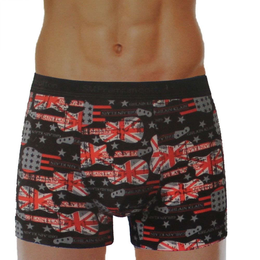 BOXER SMPREMIUM ΜΑΥΡΟ ΜΕ ΕΛΑΣΤΙΚΕΣ ΜΙΚΡΟΪΝΕΣ-XXL