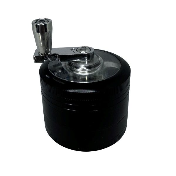 ΤΡΙΦΤΗΣ-GRINDER ΜΕΤΑΛΛΙΚΟΣ ΜΕ ΜΥΛΟ ΔΙΑΜΕΤΡΟΣ 50mm 3 ΘΕΣΕΩΝ ΜΑΥΡΟΣ