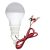 ΛΑΜΠΑ LED ΜΕ ΑΚΡΟΔΕΚΤΕΣ ΜΠΑΤΑΡ ΑΥΤ/ΤΟΥ 12V (9W)